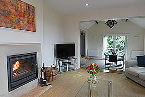 Spacious open plan living room and dining area