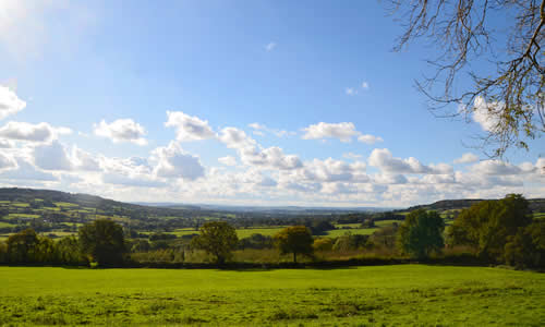 Views over the Blackdown Hills