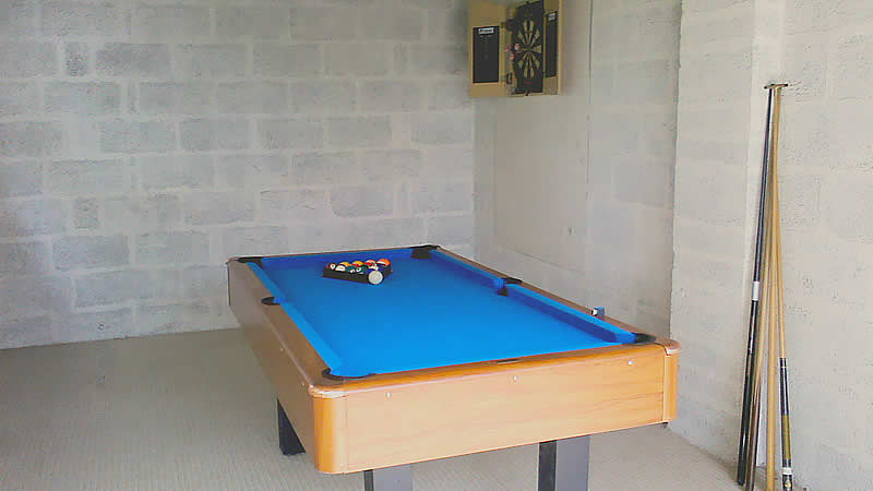 Spacious games room