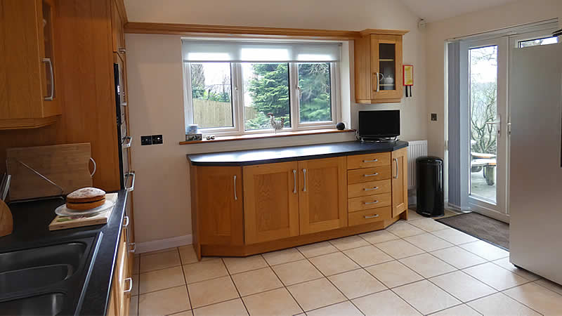 Spacious well equipped kitchen