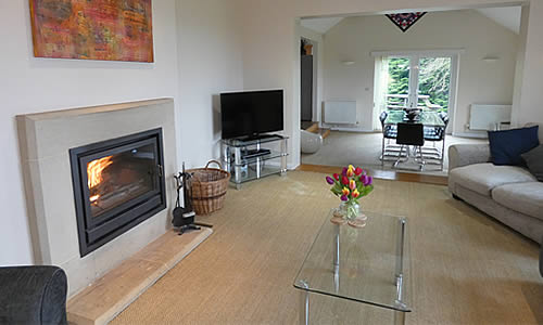 Open plan lounge and dining area